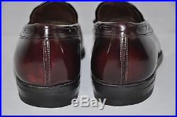 10.5 Vtg Johnston Murphy Presidents Collection Moc Toe Tassel Slip On Dress Shoe