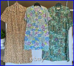 17 pc. Vintage Lot Lingerie Nightgown Dresses Evening Wear Pajamas 50s 60s 70s