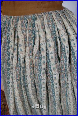 1830 antique petticoat, Biedermeier petticoat, underskirt, antique dress, gown