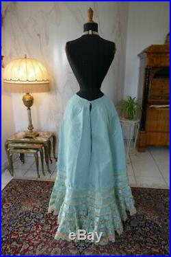 1903 antique petticoat, antique skirt underskirt, antique dress, antique gown