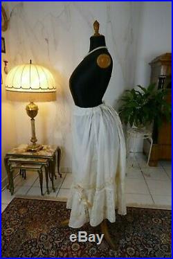 1904 antique petticoat, Edwardian petticoat, underskirt, antique dress, gown