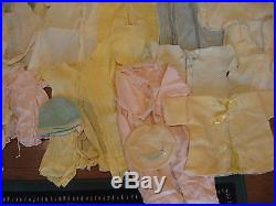 1920-1930 Vintage Lot of 36 Baby ClothingDressesBonnetsSlipsNightgowns