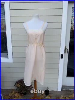 1920s Slip Dress Peach M 20s Slip Dress Vintage Lingerie