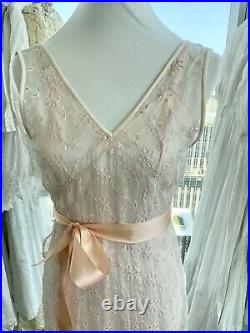 1930s Lace Dress with Slip Vintage Lace dress with Slip 30s