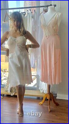 1940s Satin Slip Dress Vintage Slip Dress Satin M