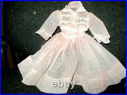 1958 Madame Alexander Elise Doll Sheer Dress withSlip Matches Cissy Dress #2230