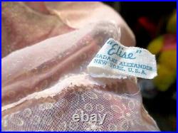 1958 Madame Alexander Elise Doll Sheer Dress withSlip Matches Cissy Dress #2230