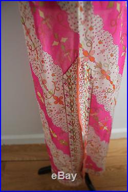 1960s RARE Emilio Pucci Formfit Rogers Floral Slip Dress