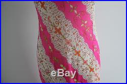 1960s RARE Emilio Pucci Formfit Rogers Floral Slip Dress