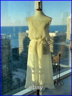 20s Silk Nightgown 1920s Silk Nightgown Vintage Nightgown Silk Slip Dress