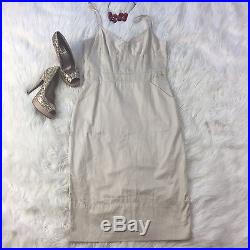 $288 NWT Marc Jacobs Sz 12 White Cream Structured Slip Dress Vintage XL Women's