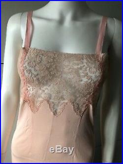 30s 50s Art Deco top victorian underwear dress lace S 8 10 vintage retro PIN UP