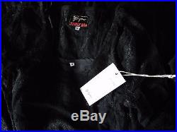 $425 JOHNNY WAS BIYA BLACK VINTAGE LACE MAXI DRESS With SILK SLIP 2 PC SZ S NWT