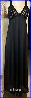 5 VTG Movie Star Slip Dress Lingerie Silky Lace Black Coral Ivory AS IS Lot