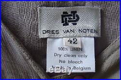 90s Dries Van Noten oversize LINEN long minimalist slip totokaelo tank dress top