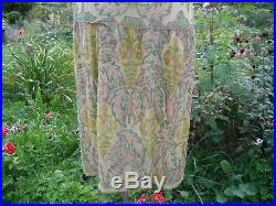 AUTHENTIC 2 piece BELGIUM antique 1920's all beaded flapper silk dress with slip