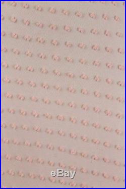 Adrianna Papell Pink Swiss Dot Silk 1930's Inspired Bias Cut Slip Dress NWT 6