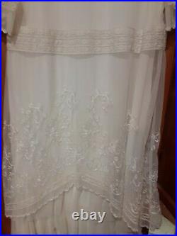 Age Of Love Nataya Titanic Dress AL-2101 Size 1X Ivory Formal Victorian Wedding