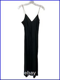 Albert Nipon Black White Floral Dress Georgette Sheer Layer Vintage 70s Feminine