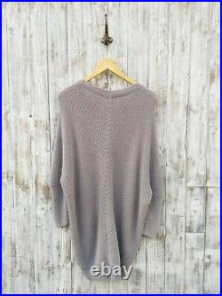 American Vintage Lubbork Sweater Dress In Silver M / L Was Selling At Yoox