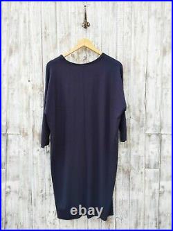 American Vintage Robe Midi Dress In Navy M Was Selling At Yoox