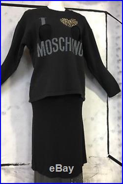 Ann Demeulemeester Slip dress new Vintage 2000 modal Rayon jersey black Medium