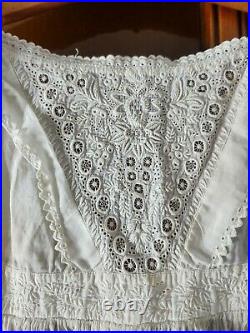 Antique 1810s Empire girls Slip Petticoat SMALL