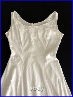Antique Edwardian Cotton Princess Slip Dress
