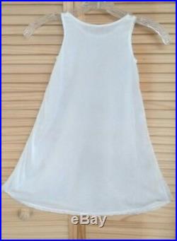 Antique L'Enfant White Embroidered Christening Dress with Slip