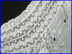 Antique Victorian Chemise Edwardian Night Gown Slip SUN DRESS Valenciennes Lace
