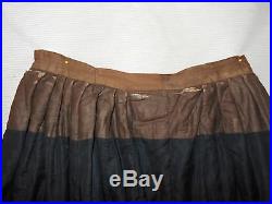 Antique Vintage Civil War Quilted Calico Petticoat Slip Skirt Dress 1850-1870