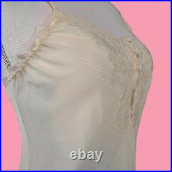 Authentic Christian Dior beautiful white early 1990s satiny slip dress
