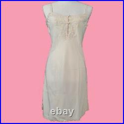 Authentic Christian Dior beautiful white early 1990s satiny slip dress