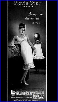 Authentic Vintage Movie Star Slip Dress 1960s/1970s