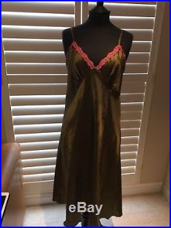 Avoca Anthology Sequined Floral Tulle Sheer Midi Wrap Dress with slip Size 3 M-L