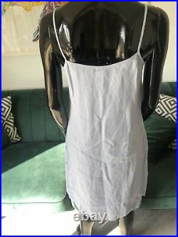 BNWT CP Company Linen Lilac Slip Dress Size 44 90's VTG
