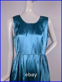 Beautiful 1930's High Shine Rayon Satin Slip Dress