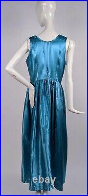 Beautiful 1930's High Shine Rayon Satin Slip Dress
