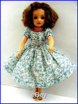 Beautiful Vintage Fashion Doll Dress Attached Slip Cissy Miss Revelon
