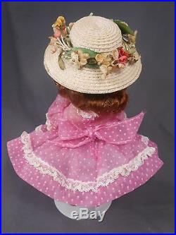 Beautiful Vintage Madame Alexander Kins Wendy Adores a Party Dress, Hat & Slip
