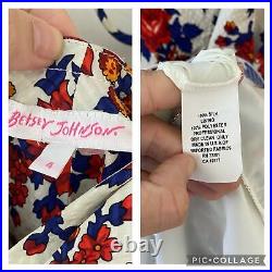 Betsey Johnson Vintage Y2K Floral Ruffle Halter Dress