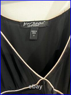 Betsey johnson vintage silk dress 90's 2YK
