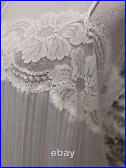 Blanche by Bridal Robe And Slip Gown Nylon Lace Peignoir Lingerie