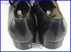 Bruno Magli Soft Black Leather Slip On Loafers 10M Mens Dress Shoes Vintage