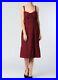 CHRISTIAN DIOR vintage burgundy red sleeveless wool slip dress 6 US / 38 FR