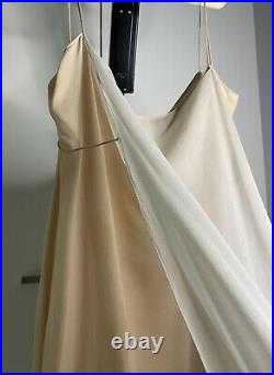 Calvin Klein Collection VINTAGE RARE 90s Minimalist Silk Slip dress Kate Moss