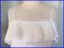 Chloe Vintage White Silk Full Length Slip Dress Sak's 5th Ave Medium 6 8 10