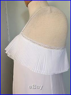 Chloe Vintage White Silk Full Length Slip Dress Sak's 5th Ave Medium 6 8 10