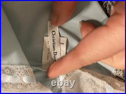 Christian Dior 34 lace silk blend nighty slip dress gown chemise USA vintage