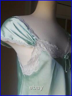 Christian Dior Slip Dress Lingerie Mint Vintage Romantic Intimates